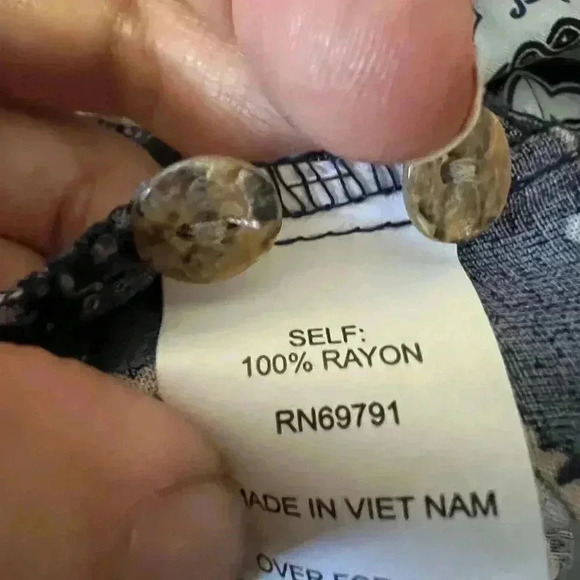 Anthropologie Fig & Flower Button Down Blouse Sz Medium - Picture 5 of 5